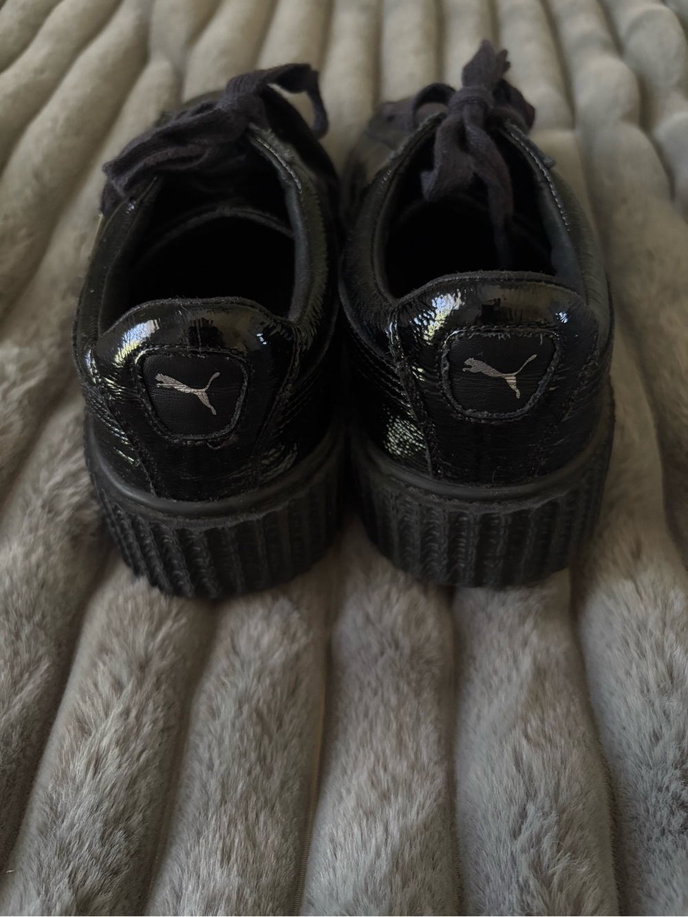 PUMA x FENTY creeper wrinkled patent sneakers - Picture 8 of 10